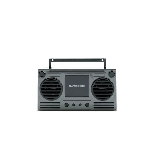 Bumpboxx Microboom Portable Bluetooth Speaker - Mini Wireless Stereo Multi-Channel Audio Device with Built-in Bluetooth Link, No Wires, SD Card Slot, Necklace-Style Wearable, Batteries, Teen Boy Gift