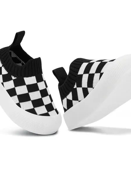 Unisex Boys Girls Baby Low Top Slip-On Shoes, Soft Soled Toddler Sneakers & Prewalker Loafers, Lightweight Cozy Baby Items for 0-3 Yrs (6,9,12,18,24,36 Months), Indoor-Outdoor Footwear,sohochic