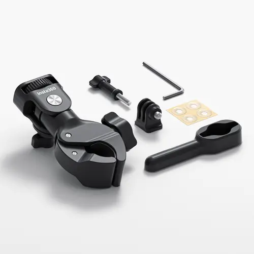 Insta360 Heavy Duty Camera Clamp Mount - High-Strength Photography Tool with Compact and Easy to Handle Grip, Durability and Reliability for Cameras, Vlog Accessories