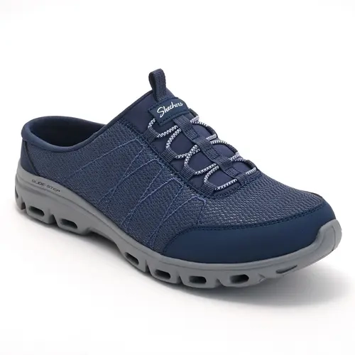 Skechers Glidestep Comfort Vegan Washable Bungee Mules