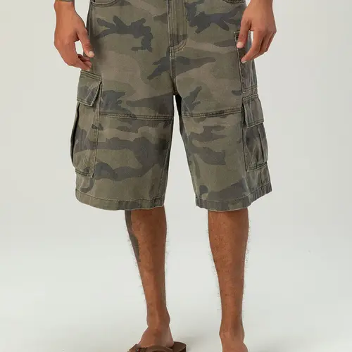 RSQ Mens Baggy Twill Cargo Jorts