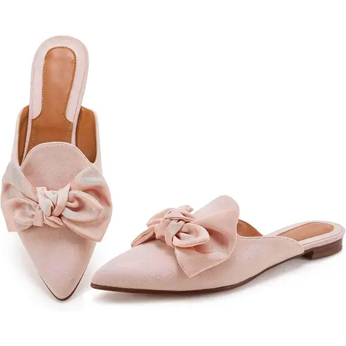 Coutgo Mules for Women Slip On Comfortable Pointed Toe Womens Loafers Women's Flats for Women's Mules & Clogs,back to school,back to school haul,sohochic