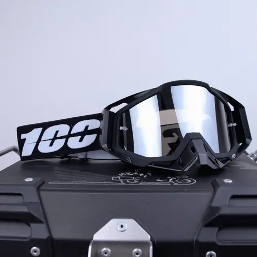 Unisex Atv Off-Road Motorcycle Mx Riding Goggles Set, Uv400 Protection, Universal Fit, Utv Helmet Accessories, Outdoor Sports Gear