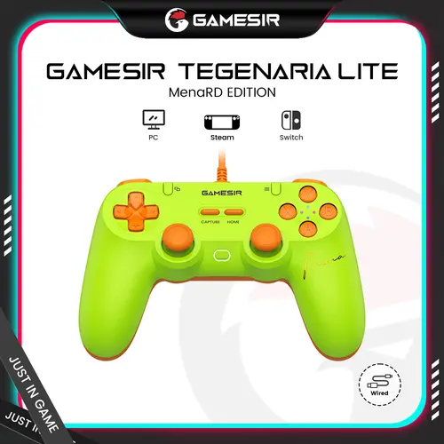 GameSir Tegenaria Lite(Not for PS4/5) MenaRD Collaboration Edition Wired Symmetric Game Controller