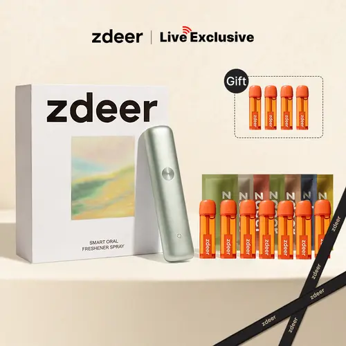 [Live] zdeer Smart Electronic Oral Spray PW13 , Instant Fresh Breath Device with Replaceable Flavor Pods, Portable Nano-Mist Mouth Refresher for Travel, Dates & Daily Routine, Self-Care Wellness Gift#Summervibes