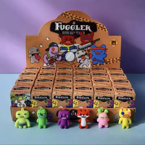 24PCS Kawaii Creepy Keychain Mystery Box - Cutecore Curiosities Trinkets, Ugly Monster Dolls, Keychain Accessory, Bag Charms, Purse Stuffers, Unique Oddities Gifts