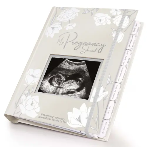 Pregnancy Journal, Pregnancy Announcements - 80 Pages Hard Cover Baby Books For Mom To Be Gift, Baby Memory Book Keepsake, Gender Reveal Gifts For New Moms, Shower & Registry