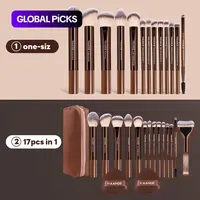 Professional Makeup Brush Set, Beauty Brush Set, Cosmetics Brushes Set with Metal Frame, Multiple Brushes for Eyeshadow, Blush, and Foundation, Gift for Women and Girls #GLOBAL PICKS