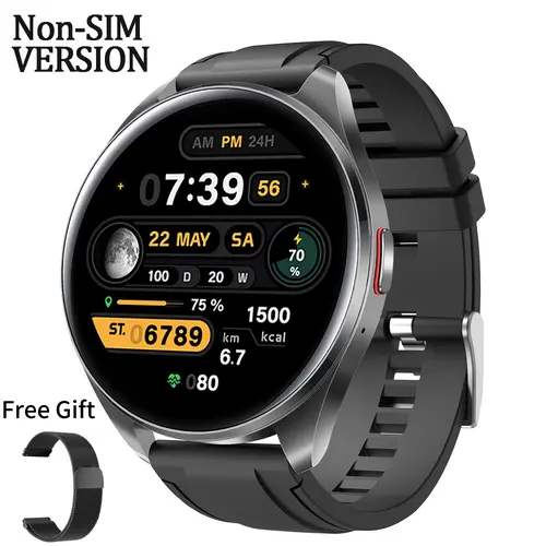 W&O 2026 New Smartwatch - IP67 Waterproof Fitness Wearable Devices with GPS Bluetooth Call, Multiple Sport Modes, Message Reminder, Sleep Monitoring, Touch Screen, High Battery Life, Back to School Gift, Outdoor Smart Watch Fitness Trackers,sohochic