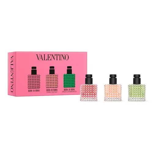 Valentino Born in Roma Donna 3-Piece Fragrance Gift Set - Women's Perfume, Boxed Bottled Fragrance Set for Women