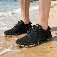 HIITAVE New Men's 5 Wide Toes Barefoot Water Shoes Outdoor Breathable Quick-Drying River Shoes Suitable for Beaches, Surfing, and Creeks tiktokshopbacktoschool