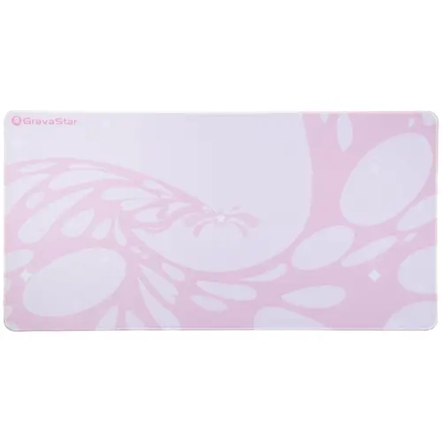 GravaStar Large Anti-Slip Mouse Pad - 31.5x15.7in Rubber Base, Stitched Edge, Anti-Scratch Desk Accessory, Smooth Surface, PU Leather, Gamer Stuff for PC & Office Use (Pink Summerwins), Office Accessories