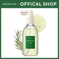 AROMATICA Root Enhancer Rosemary water spray for hair growth - with rosemary oil & caffeine & biotin - Korean hair care for hair thinning & hair loss - free from silicone, paraben and sulfate