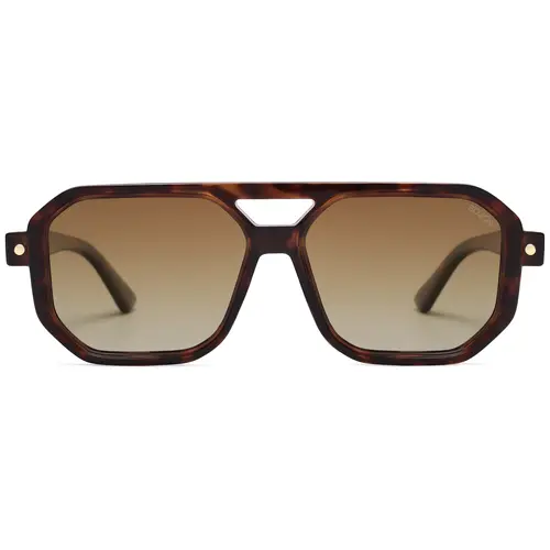 SOJOS Retro Polarized Square Aviator Sunglasses for Women Men Vintage 70s UV400 Protection Shade