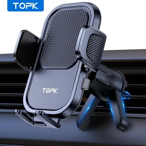 Car Air Vent Phone Holder, 360° Rotatable Metal Hook Car Phone Mount, Universal Car Interior Accessories, Cell Phone Car Mount, Cellphone Car Holder, Universal Smartphone Holder, Mobile Phone Holder