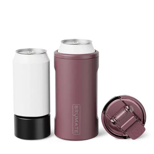 BrüMate Hopsulator Trio 3-in-1 Insulated Can Cooler | 12oz Cans + 16oz Cans + 100% Leakproof Tumbler with Lid