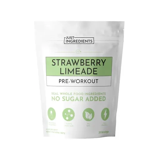 Just Ingredients Pre-Workout - 30 Servings - Supports Performance, Energy & Recovery - 150 mg Caffeine per Serving or Caffeine-Free Options - No Artificial Sweeteners, Dyes, or Preservatives - Made with Real Food Ingredients