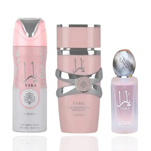 Yara Perfume + Yara Deodorant + Yara Hairmist