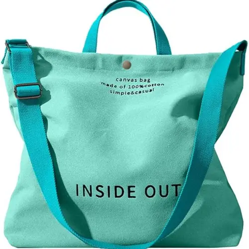 RIVERICH Women's Canvas Tote Bag - Stylish, Organized Favorites with Adjustable Strap, Graphic Design, Casual Shoulder/Work/Top Handle Options, Bags for College