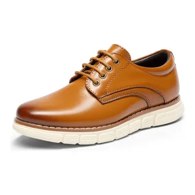BRUNO MARC Boys' Casual Formal Oxford Dress Shoes - Child Size Schoolshoes with Rubber Sole, Ideal for Formal Occasions & Walking, Child Size Formal Shoes