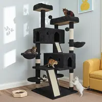 MUTICOR 65in/87in  Multi-Level Cat Tree Tower for Indoor Big Cats with Cozy Plush Perches,Cat Condo,Sisal Scratching Posts & Hammock and Baskets#TikTokShopDealsforYouDays#DealsforYouDays#Summervibes#Summergarden
