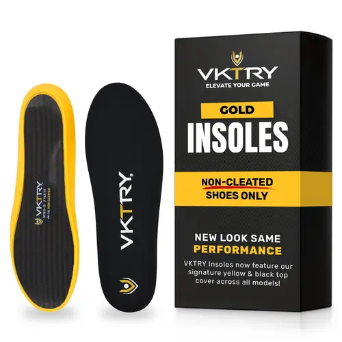 VKTRY Non-Cleated Gold Carbon Fiber Performance Insoles