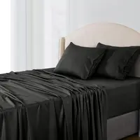 LDC LUX DECOR COLLECTION Multi-Size Bamboo Sheet Set, 3/4-Piece Soft Breathable Sheet Bedding, Deep Pocket Hugs Mattress (Up to 16in), Silky Smooth Hotel-Quality Cooling Bedding for Hot Sleepers