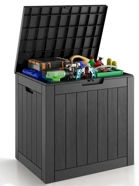 31-Gallon Outdoor Storage Box, Waterproof & UV-Resistant, Perfect for Organizing Patio Furniture, Cushions, Toys, and Tools. Ideal for Patio, Garage, and Deck.Summervibes