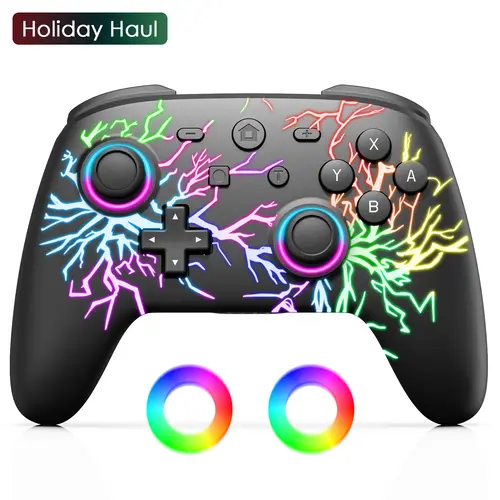 【TikTokShopBlackFriday】switch 2 Wireless Controller for SWITCH 2 Console,Gengar ,Royal, Lighting, Fire design with Dual Vibration Game Joystick Remote,Smartphone switch 2 controller, Accessories, Gaming Controller,sohochic