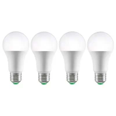 【fathersdaygift】VEVOR Smart Light Bulbs 4-Pack9W Multicolor LED Bulbs800 Lumens with Smart Control Compatibility for VeraGoogle AssistantAmazon AlexaiOSAndroidRGB Color Changing, Colorful Lights, Dimmable Bulbs