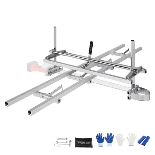 【toolupgrade】VEVOR Chainsaw Mill with 9 ft Rail Mill Guide System, 14"-36" Guide Bar, Aluminum Rail + Plates, Tool Accessories for Woodworkers, Anti-Looseness Design for Precise Lumber Cuts