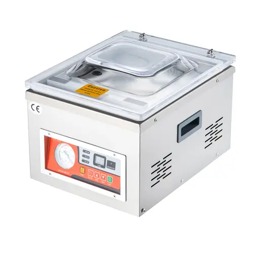 【toolupgrade】VEVOR Chamber Vacuum Sealer - 260W Sealing Power15.7" Sealing LengthCompact Kitchen Appliances for Wet FoodsMeatsMarinadesHome Kitchen & Commercial Use Appliances, Bagged Vacuum Sealers