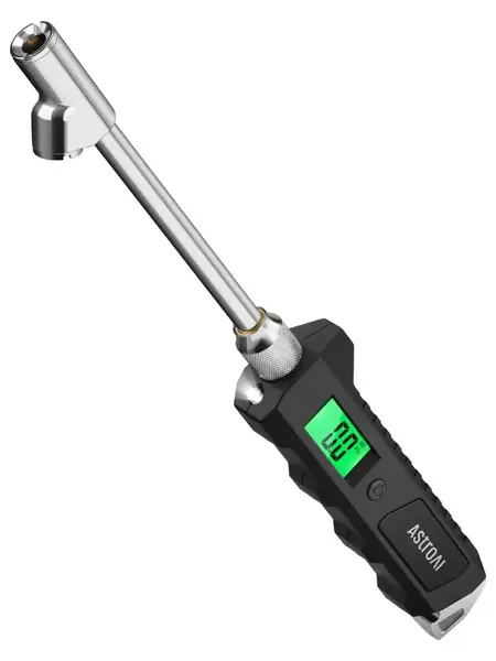 AstroAI Digital Tire Pressure Gauge - 230 PSI Wide Range Heavy-Duty Dual-Head Stainless Steel Tool for Cars, Trucks, Motorcycle, Backlit LCD, Flashlight, Car Accessories, Night-Bright Display,toolupgrade