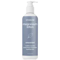 M3 Naturals Organic Shea Magnesium Moisturizer - Unscented, Hydrating Selfcare Lotion for Sleep & Leg Cramps, Sensitive Skin, Muscle Relaxation, 8 fl oz Bath & Body Care Product