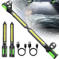 【Toolupgrade】Sylstar Rechargeable 2400LM USB LED Work Light Bar for Mechanics, 4400mAh Battery, Hooks for Non-Metal & Magnetic Attachment, Garage-Ready for Repairs, Cars Accessories, Tools & Gadgets, Tools And Gadgets