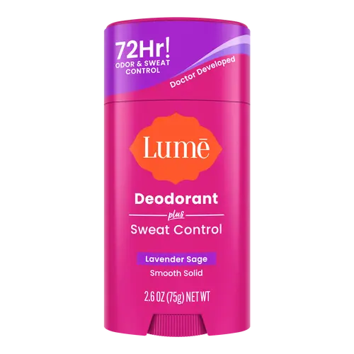 Lume Solid Stick Deodorant PLUS Sweat Control Antiperspirant