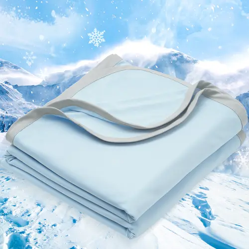 【Soho Chic】PHF Double Cooling Blanket for Hot Sleepers, Arc-Chill Q-Max>0.5 with Double Cooling, Soho Chic Lightweight Summer Blanket Absorbs Heat to Keep Cool All Night for Night Sweats,sohochic
