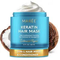 MARÉE Hair Mask for Dry & Damaged Hair – Deep Conditioning Treatment – Keratin – 10 fl oz