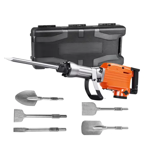 【toolupgrade】VEVOR Demolition Jack Hammer Concrete Breaker, Various specifications, Electric Hammer, Chisel Bits Professionals Aluminum, Power Tools, Power Tool, Corded Hammer Drills, Drill Kit