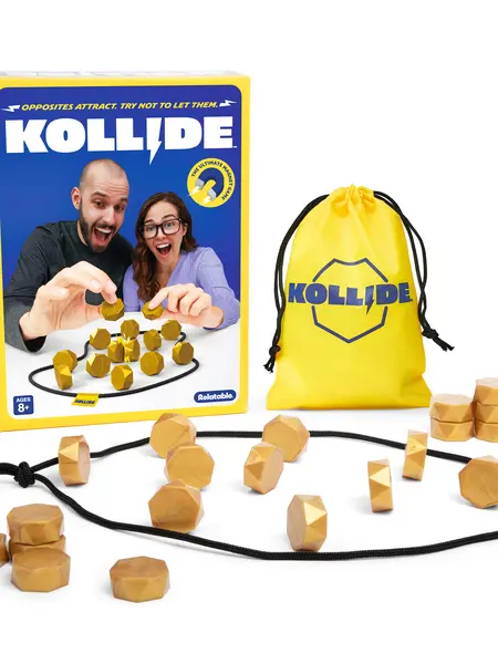 Kollide By Relatable, Exciting Magnetic Game For Family Game Night, Great Fun Games For Kids, Includes 1 Rope, 20 Magnets, And Instructions