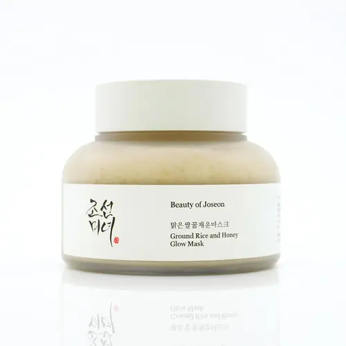 Beauty of Josean Korean Ground Rice & Honey Glow Mask (5.07oz/150ml) - Gentle Cream Moisturizer, Hydrating Soothing Exfoliant, Adult Treatment Mask for Skin Brightening & Repair
