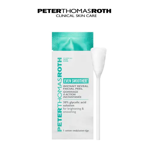 Peter Thomas Roth Even Smoother Instant Reveal Facial Peel, Glycolic Acid, Exfoliating and Brightening Solution