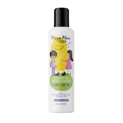 Maya Mari Kids Leave-in Conditioner - 8 oz Vegan Hydrating Antifrizz Bottled Leave-in Treatment with Shea Butter & Coconut Oil, Curly Hair Products for Children’s Dry Locks, Silky Long-Lasting Shine Haircare
