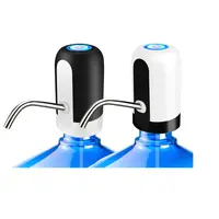 Rechargeable Electric Water Bottle Pump for 3-5 Gallon Jugs, Portable USB Water Dispenser with One-Touch Auto Stop, BPA-Free 304 Stainless Steel Spout for Home, Office, Camping