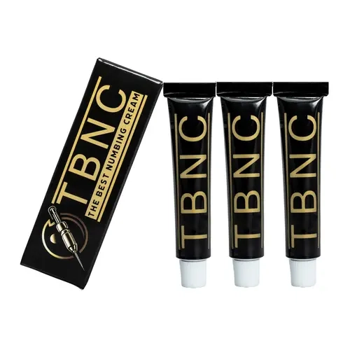 TBNC Deep Numb Tattoo Numbing Cream 3-Pack - 4-6 Hours Pain Relief for Minor Surgeries, Piercings, Suitable for All Skins, Ideal for Tattoo Artists