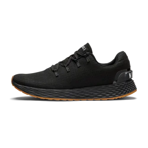 NOBULL Men's Allday 365 (Ripstop) Shoe in Black Gum - Athletic Everyday Sneaker, Comfortable Walking Shoe, Versatile Trainer