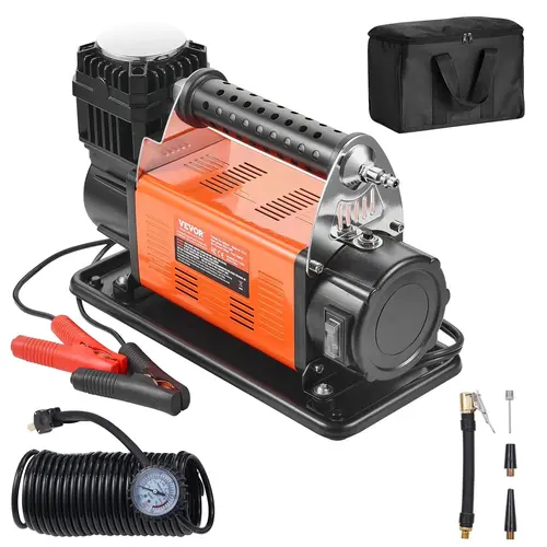 【toolupgrade】VEVOR Heavy Duty Air Compressor 7.06CFM 150PSI Portable Tire Inflator Air Pump, Portable Tire Pump For Car, Tire Inflation Kit,father'sdaygifts