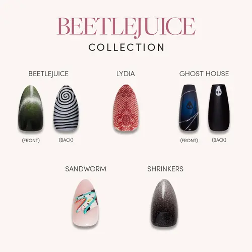 Glamnetic Beetlejuice x Glamnetic Press-On Nails Collection