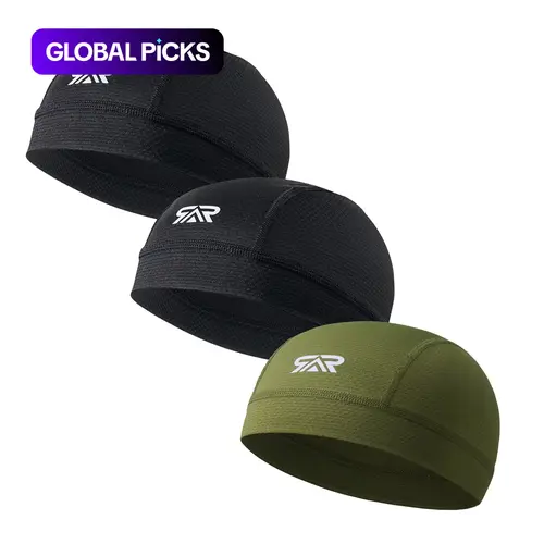 SHINEMEOTH Helmet Liner Hat, Athletic Headwear 2 Counts/set Sweat-Absorbing Breathable, Performance Outdoor Cycling Essential Accessories #GLOBAL PICKS