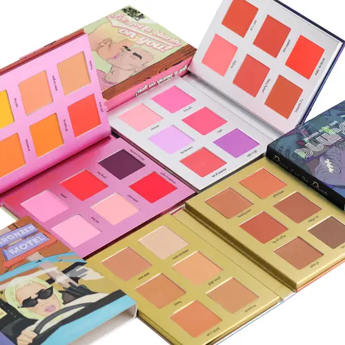 BLURSH BOOKS - BLUSH AND BRONZE PALETTES - Glam Face Palette - Cosmetics Products - MADE BY MITCHELL